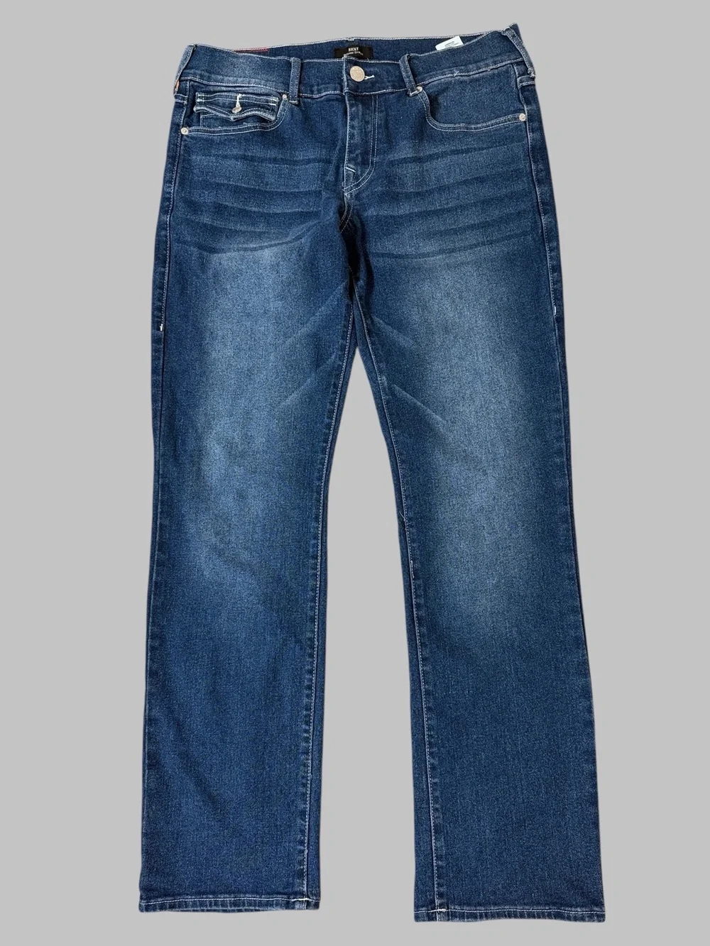 True Religion Ricky Relaxed Straight Denim Jeans